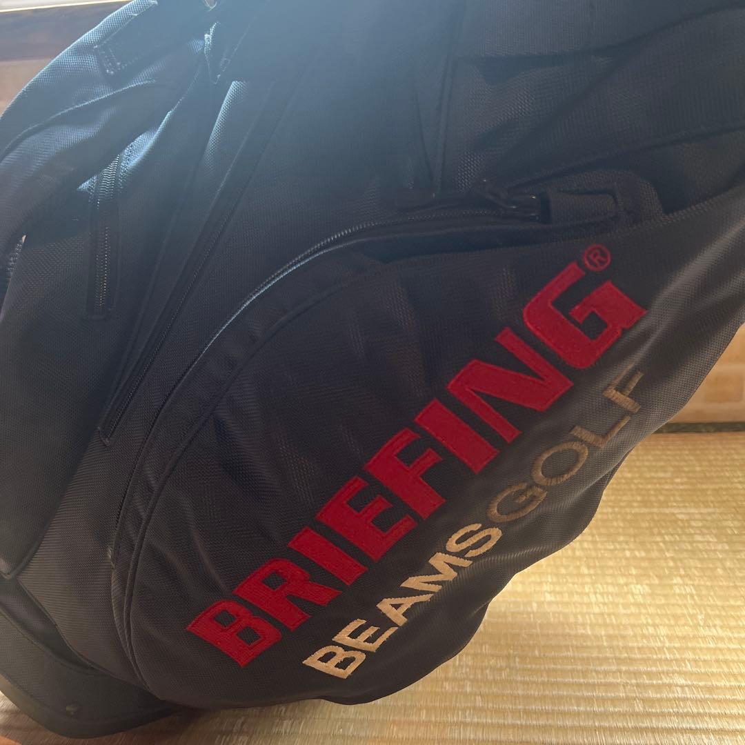 BRIEFING✖️BEAMSGOLF キャディバック