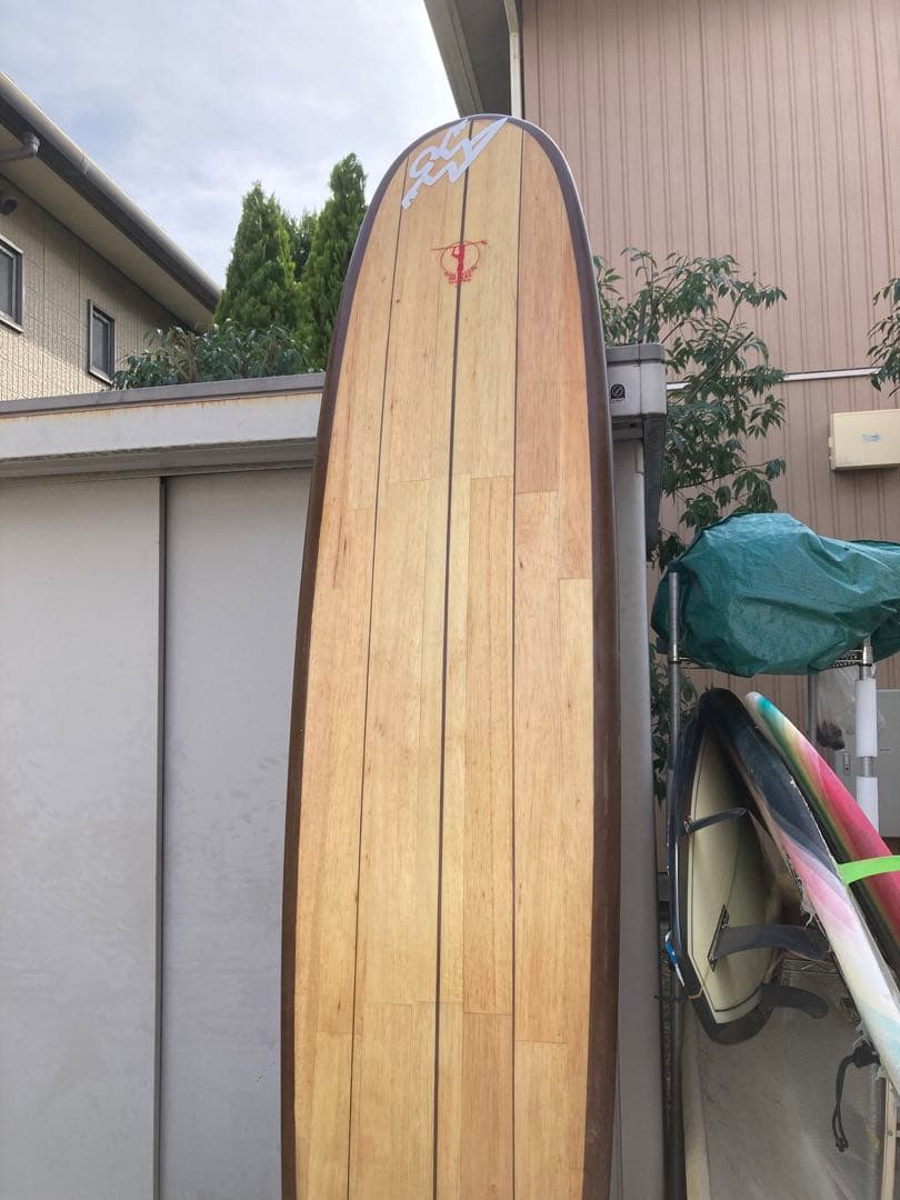 ❶希少バルサロングボード、シングル、290.湘南海岸周辺手渡し