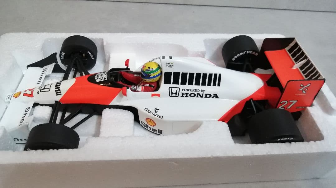MINICHAMPS アイルトンセナ マクラーレン ホンダMP4/5B 1990