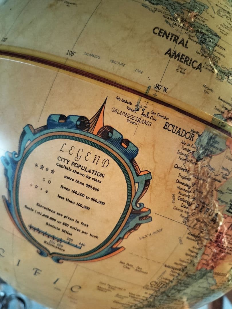 t*8様 Replogle 地球儀 約30cm 木製スタンド付き