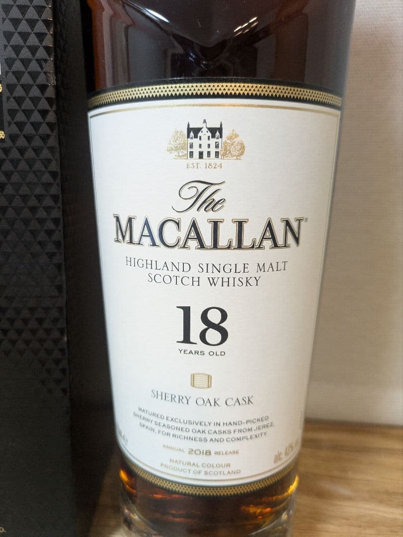 専用、GW割引【箱入り】The Macallan 18年 シェリーオークカスク