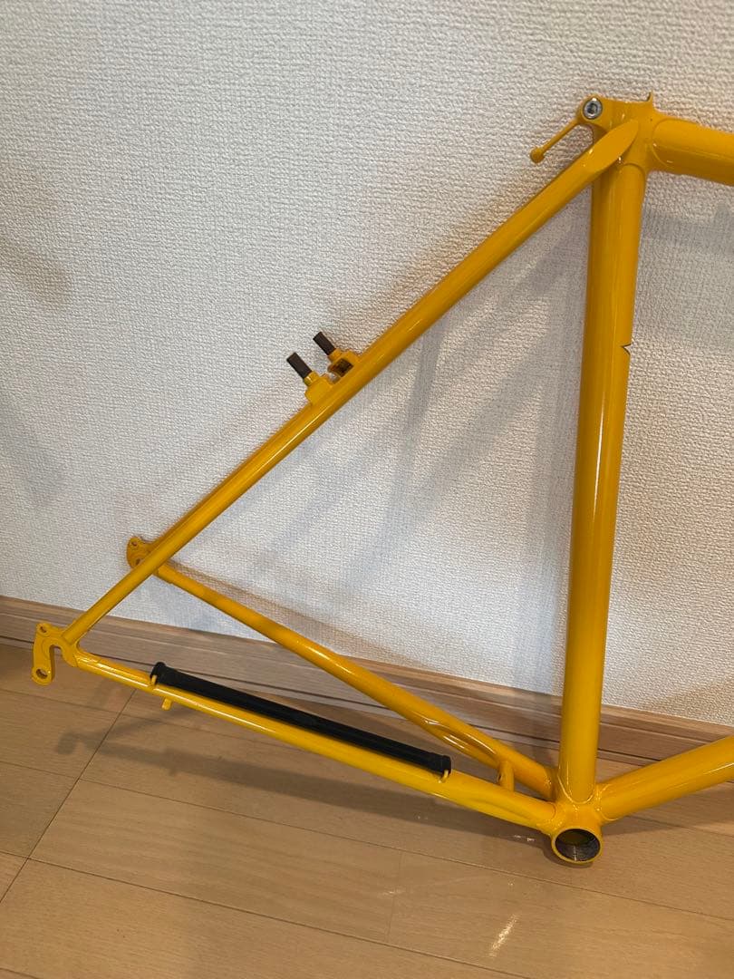 TOEI ロードバイクフレーム イエロー　トーエイ