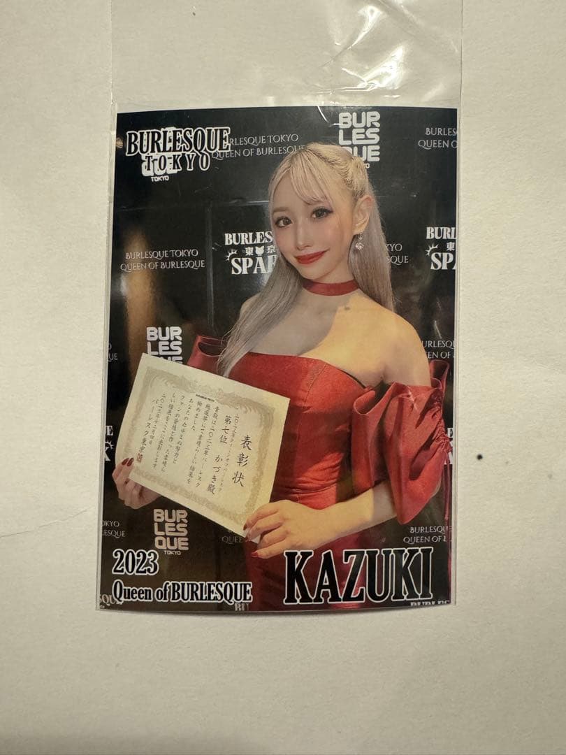 ロクサンエンジェル　かづき　ブロマイド　写真　バーレスク東京