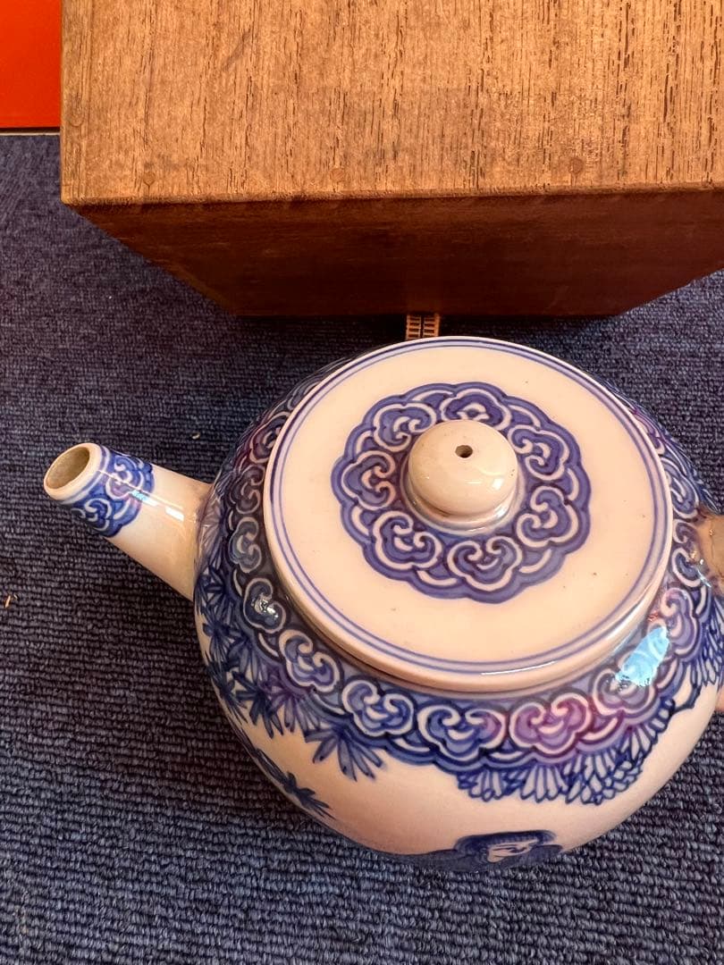 926 中国　骨董　大清乾隆　水指　急須　時代物