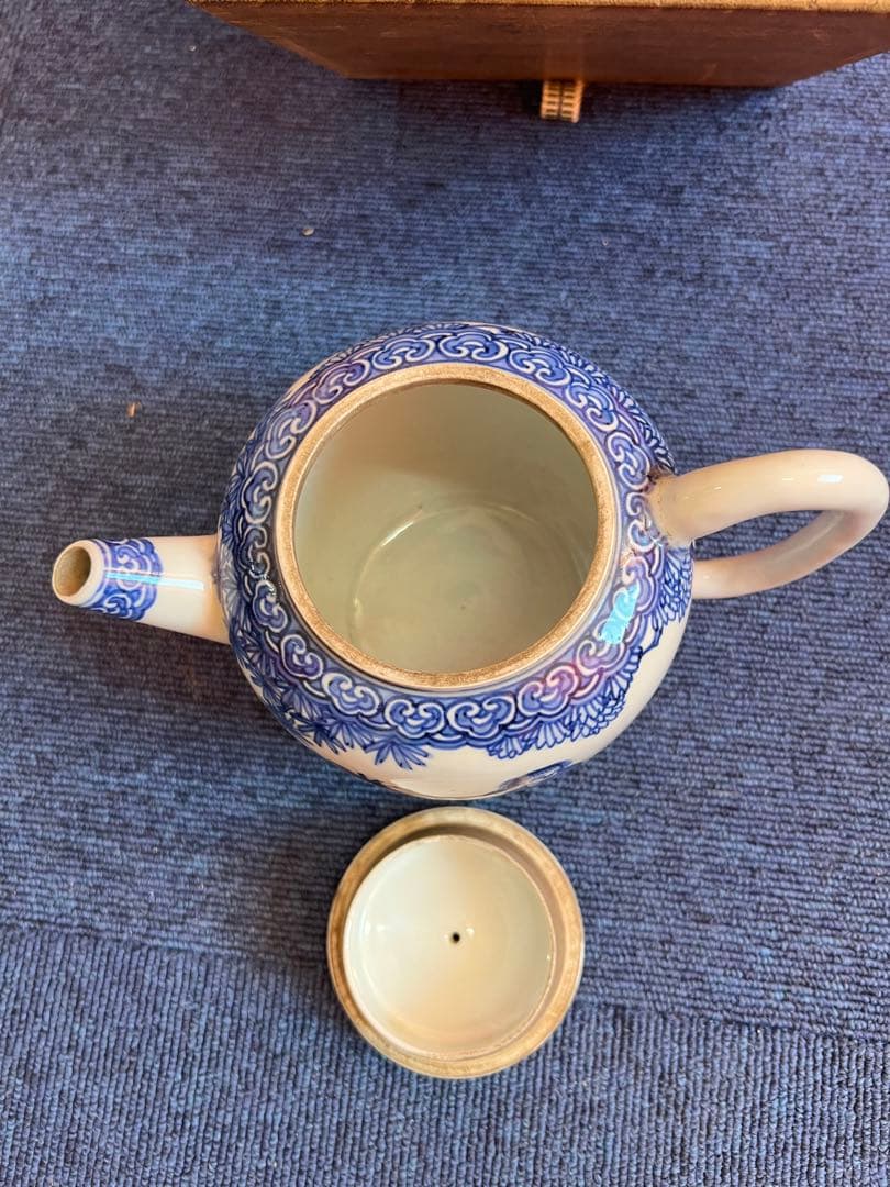 926 中国　骨董　大清乾隆　水指　急須　時代物