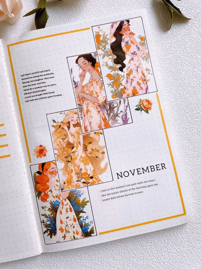 Cratey文创工作室《花约》海外マスキングテープ　マステ 【1697】