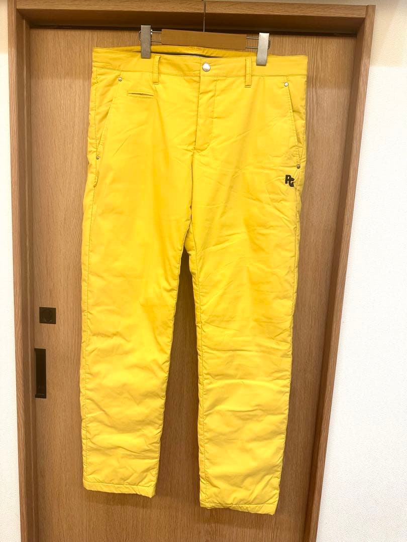 美品/パーリーゲイツ 防寒 中綿 蓄熱 ゴルフパンツ サイズ7 ダウンパンツ