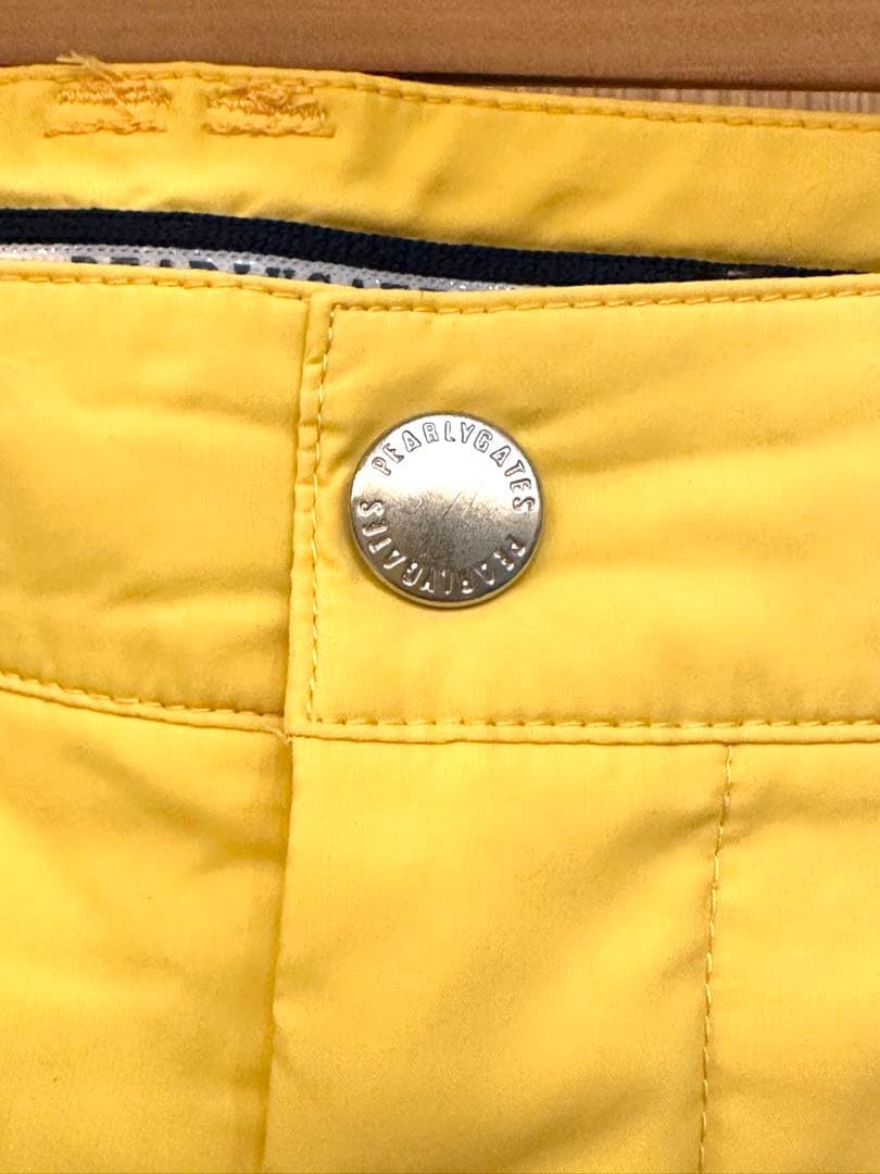 美品/パーリーゲイツ 防寒 中綿 蓄熱 ゴルフパンツ サイズ7 ダウンパンツ