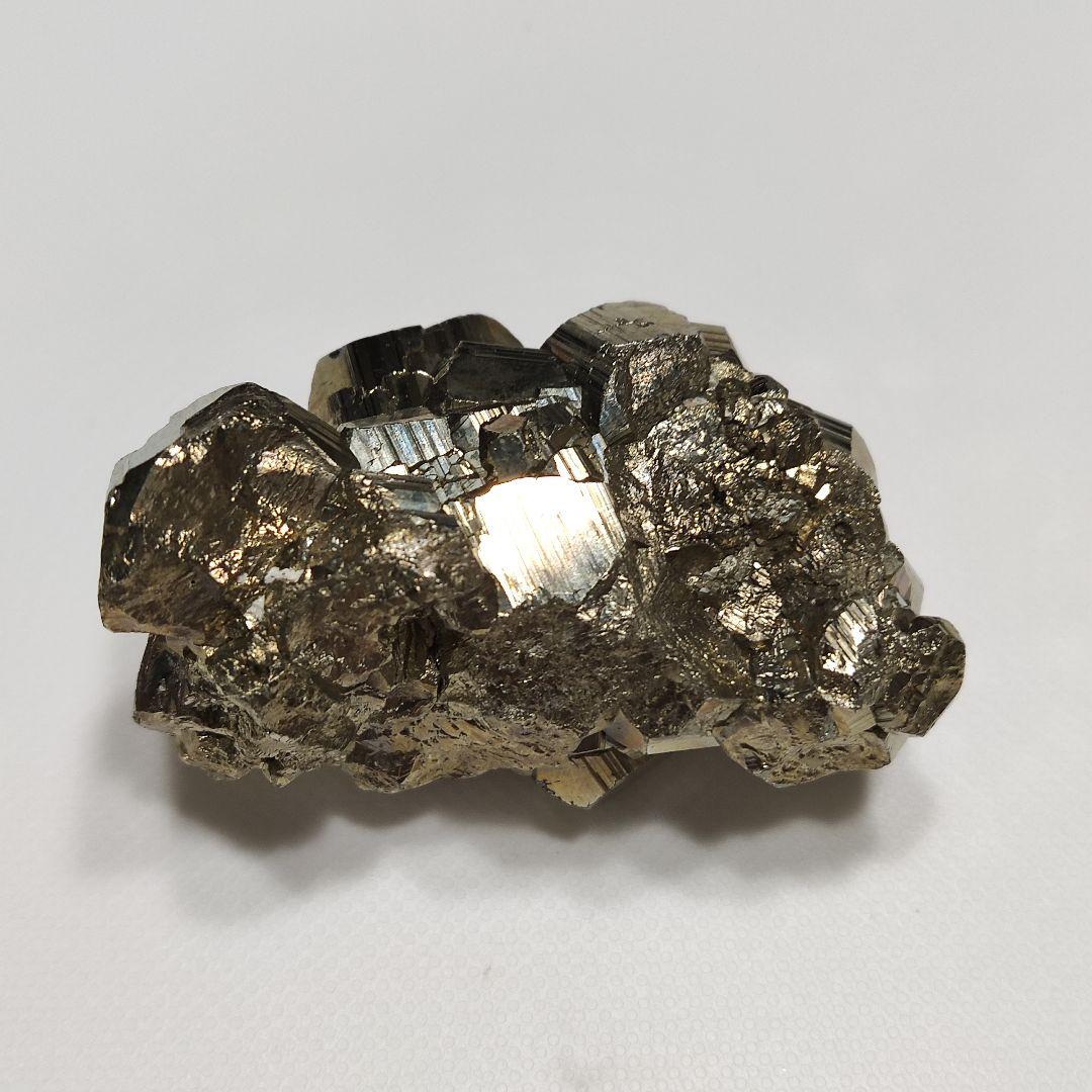 パワーストーン　天然石　パイライト　クラスター　102g　No.349