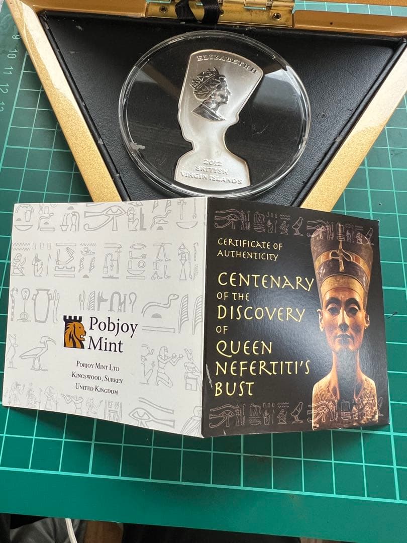 外国銀貨　英領バージン諸島10D銀貨　2012年