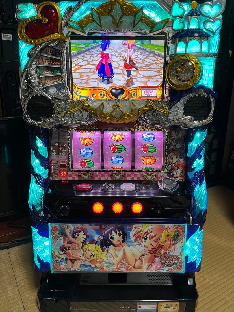 【大特価セール中】パチスロ実機 しすくえパラダイス 不要機付き