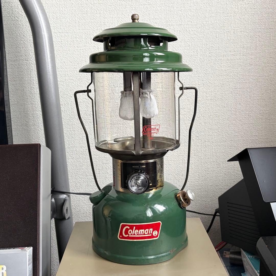 【レストア済み】 Coleman 220H ランタン 1974年11月 中古