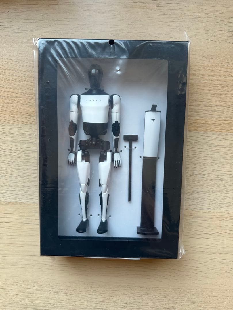 Tesla Botフィギュア 可動 人形 ディスプレイスタンド付き ロボット