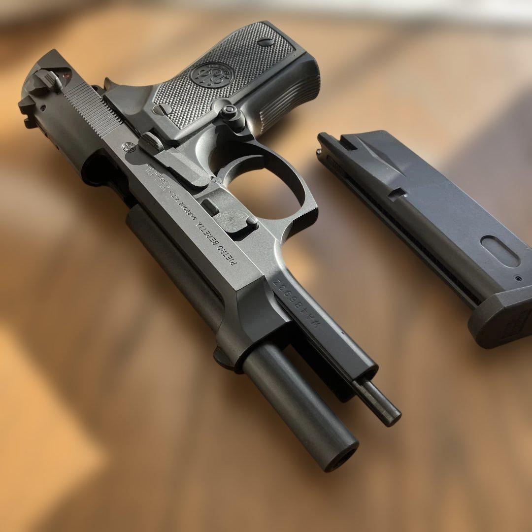 イ*0様 ウエスタンアームズベレッタ M92 FSパーフェクト限定スチールブラッ