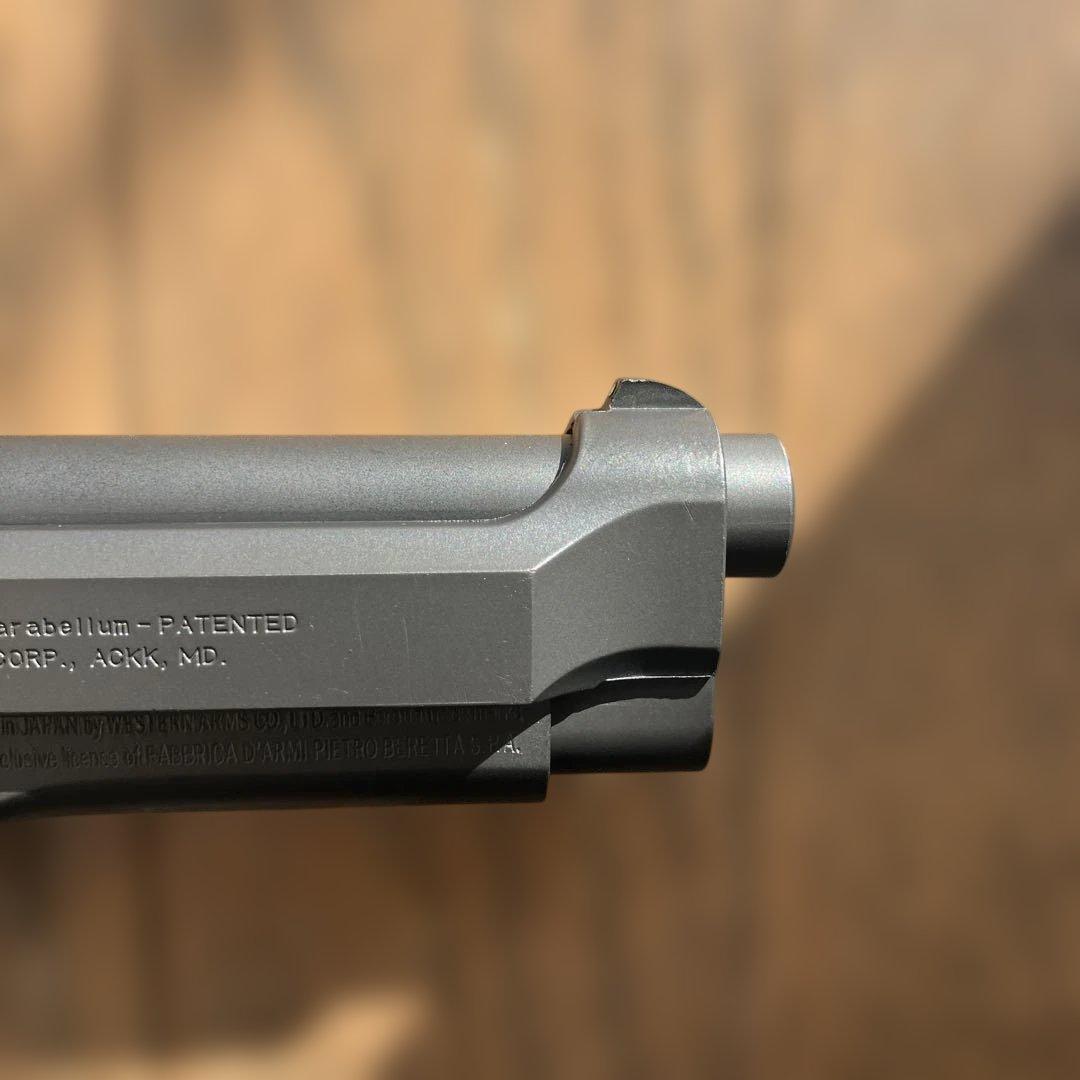 イ*0様 ウエスタンアームズベレッタ M92 FSパーフェクト限定スチールブラッ