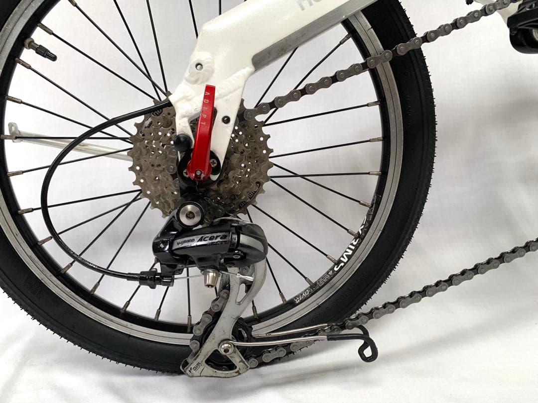 送料無料R&M 折りたたみ自転車 BD-1 超軽量11.1キロミニベロ18インチ