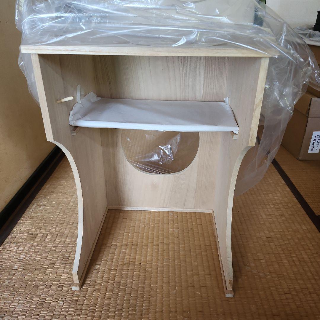 茶道具　抱清棚　桐　新品