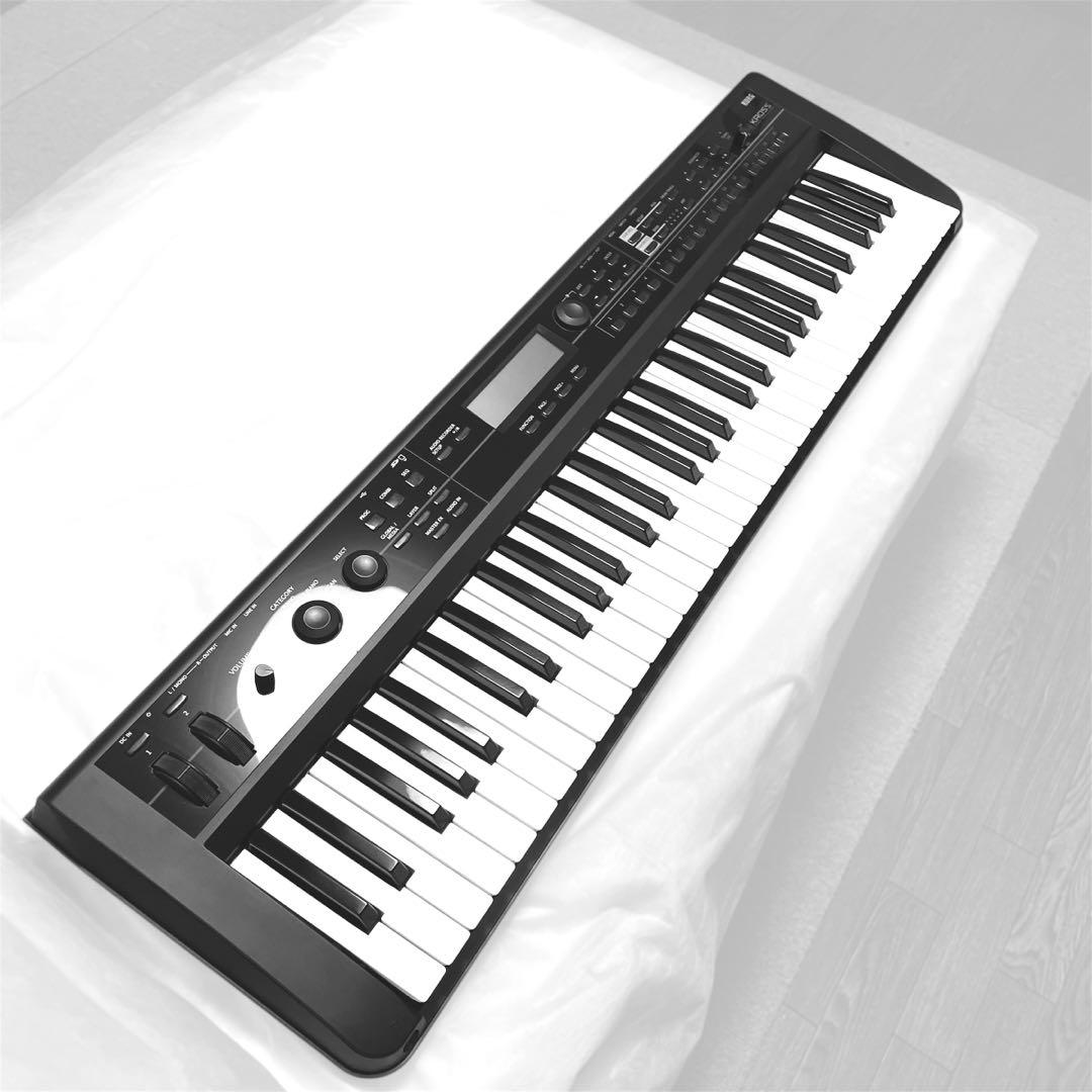 KORG コルグ KROSS-61鍵 シンセサイザー 美品、ソフトケース付き