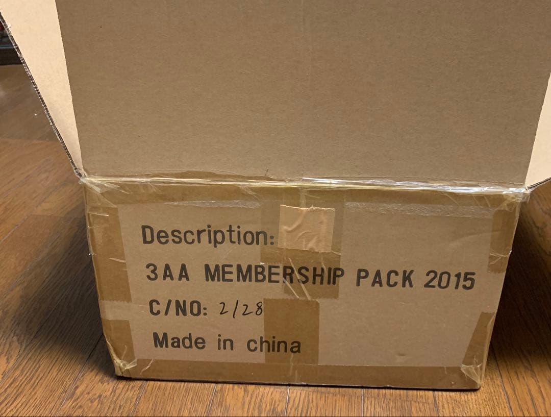 【開封済】ThreeA 3AA メンバーシップパック 2015