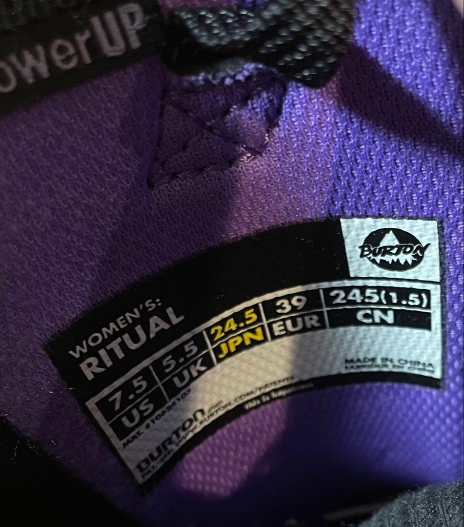 ★美品★BURTON RITUAL スノーボードブーツ 24.5cm