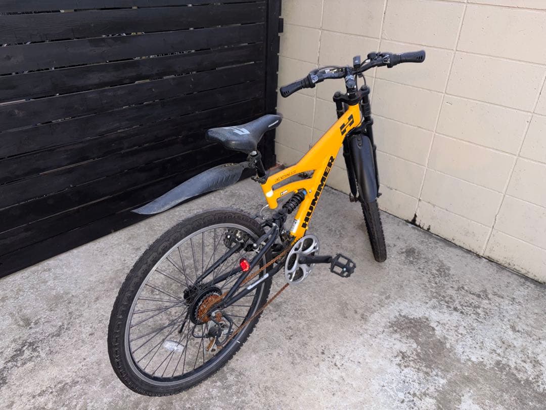 ハマー　26型　マウンテンバイク　18段　イエロー