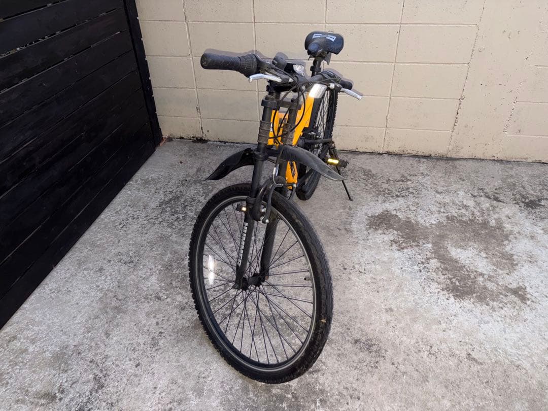 ハマー　26型　マウンテンバイク　18段　イエロー