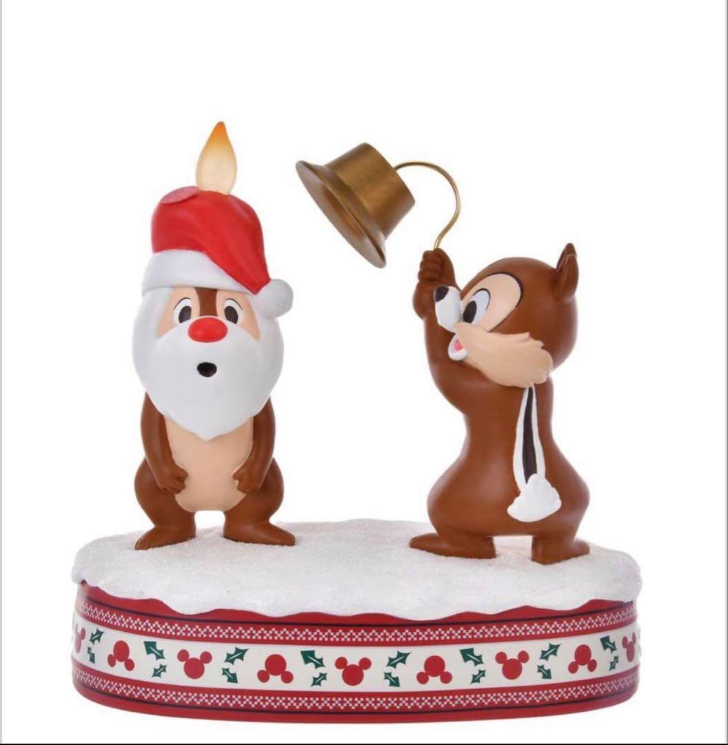 ★新品・未開封 チップ＆デールLEDライト クリスマス ディズニーストア