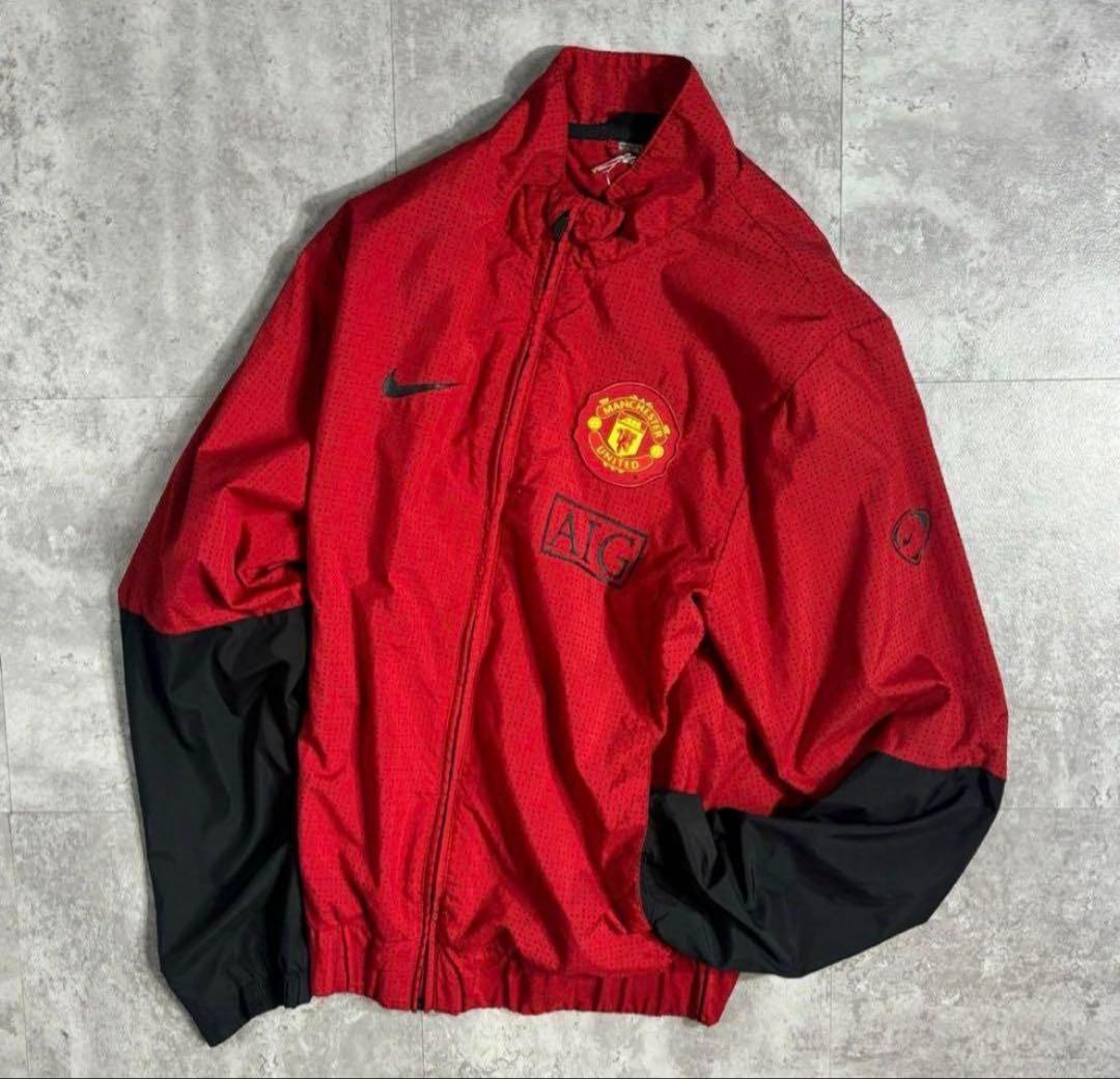 マンチェスター・ユナイテッド フルジップジャケット レッド/ブラック