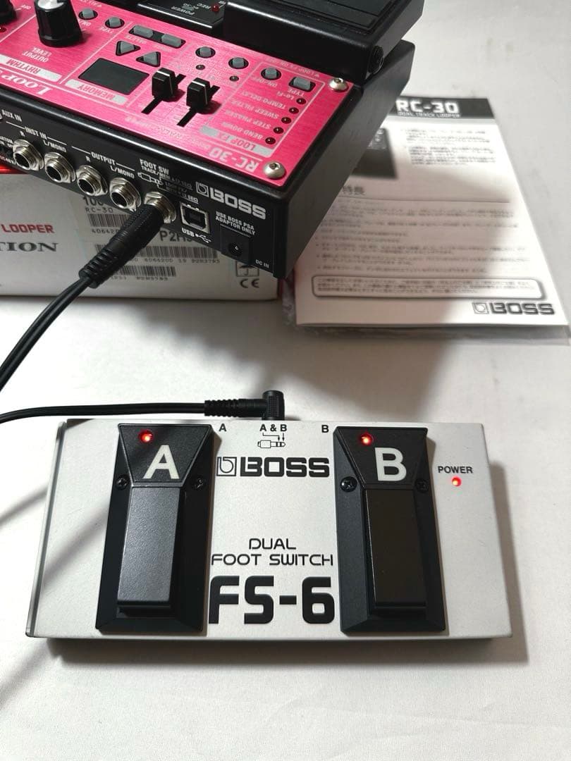 BOSS RC-30 LOOP STATION FS-6 フットスイッチ付き