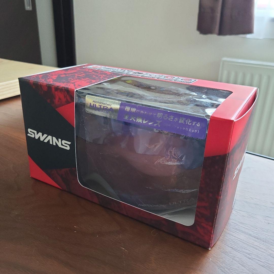 スワンズ　スキー•スノボ　調光ゴーグル