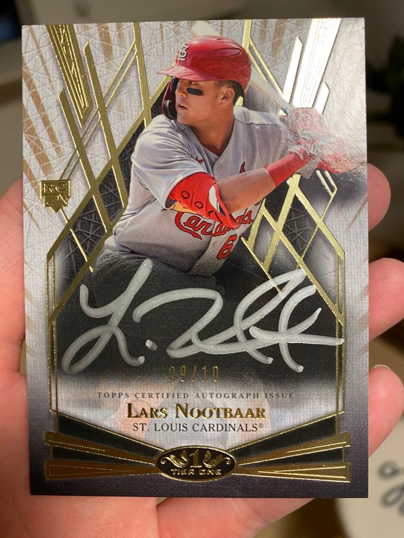 ヌートバー サインカード【世界に10枚】ルーキー TOPPS 大谷翔平 auto