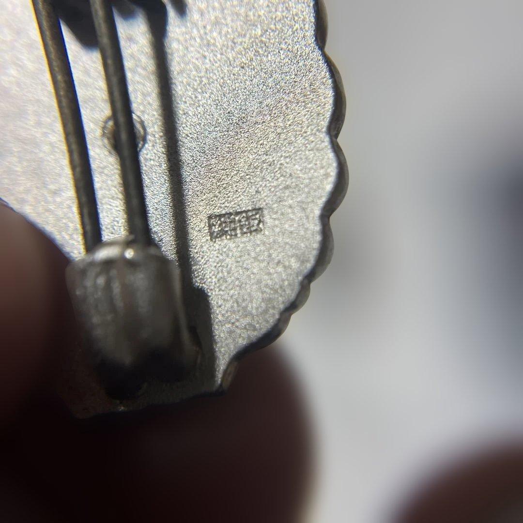 日本国有鉄道功績章銀細工 国鉄ピンバッジ アンティーク 純銀製　銀　つぶし