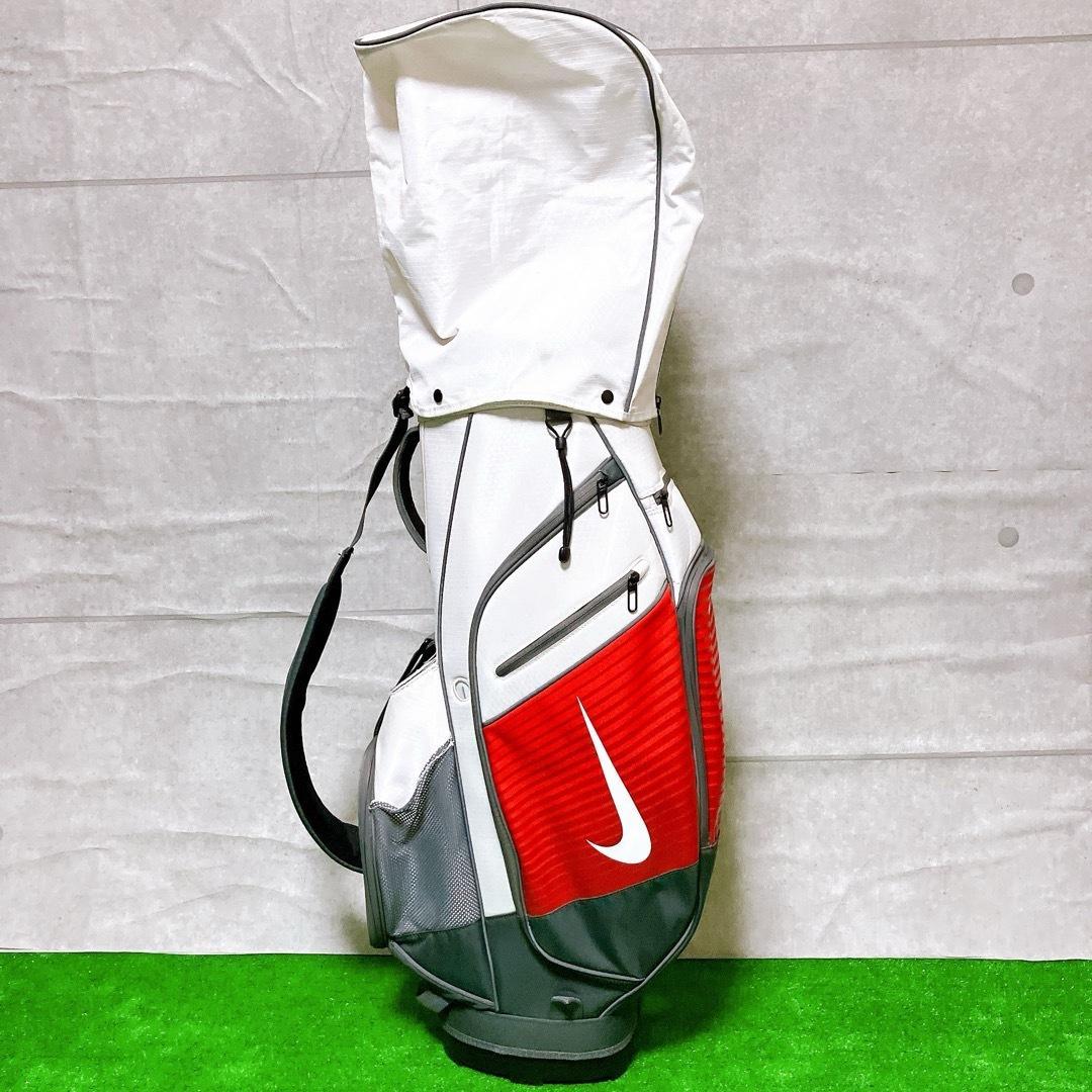 NIKE キャディバッグ BG0374 レッド 9型 14分割 カート式 希少