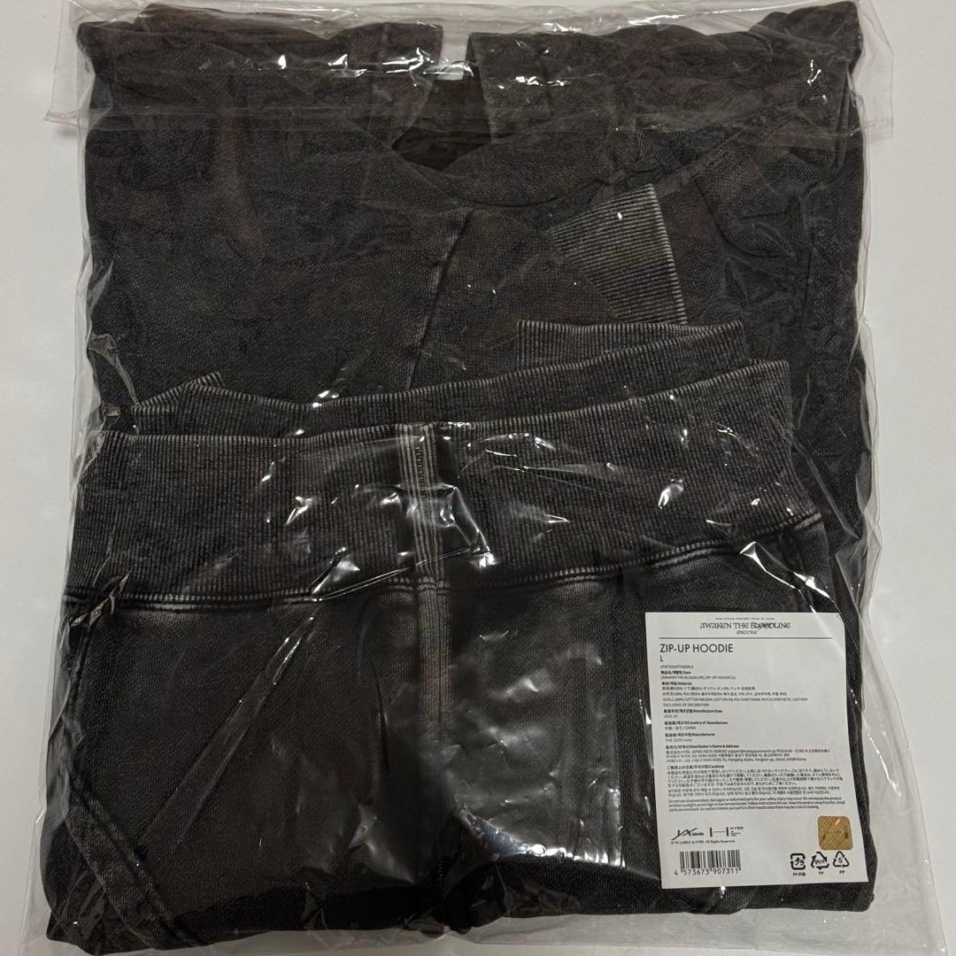 &TEAM アジツ アンコン フーディー Lサイズ ZIPUPHOODIE