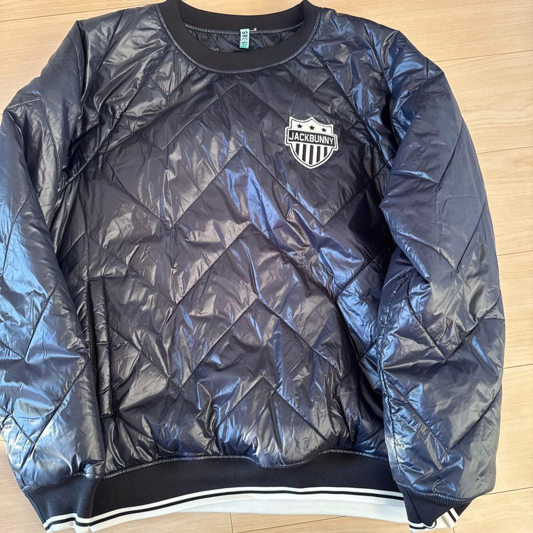 Jack Bunny中綿リバーシブル　ネイビー×白 ボア ブルゾン メンズ