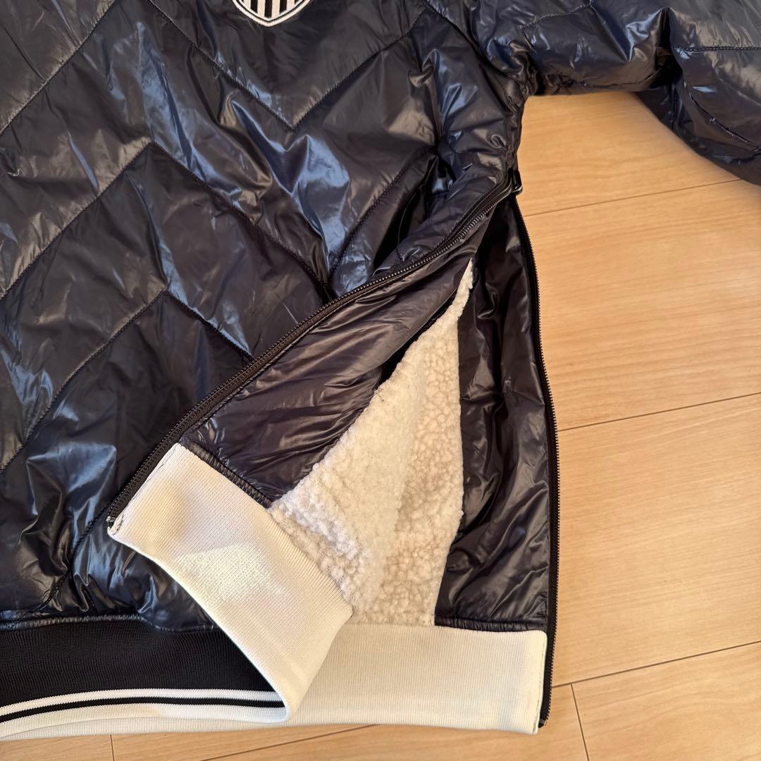 Jack Bunny中綿リバーシブル　ネイビー×白 ボア ブルゾン メンズ