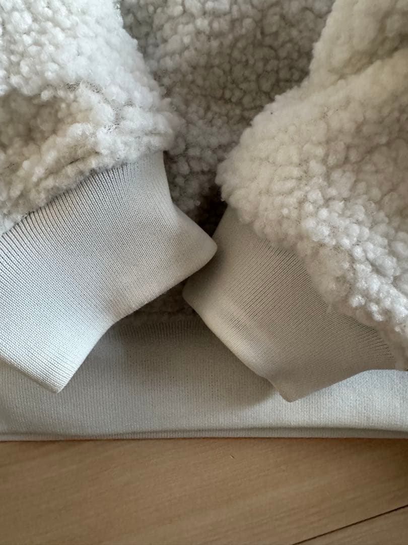 Jack Bunny中綿リバーシブル　ネイビー×白 ボア ブルゾン メンズ