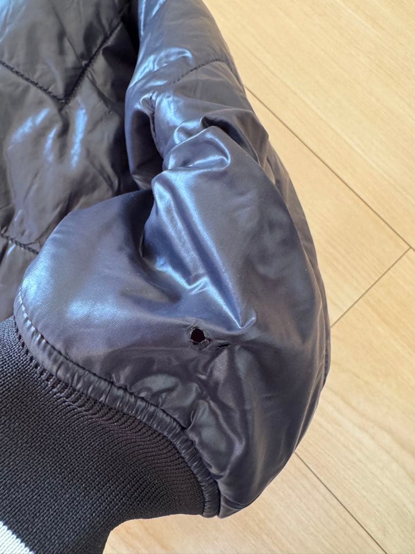 Jack Bunny中綿リバーシブル　ネイビー×白 ボア ブルゾン メンズ