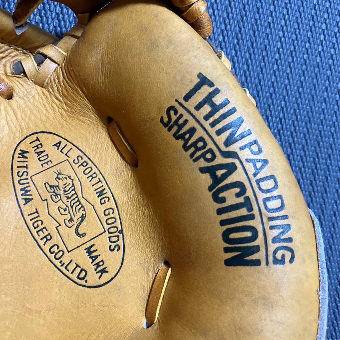 美津和タイガー　当時物　少年軟式野球用キャッチャーミット　未使用