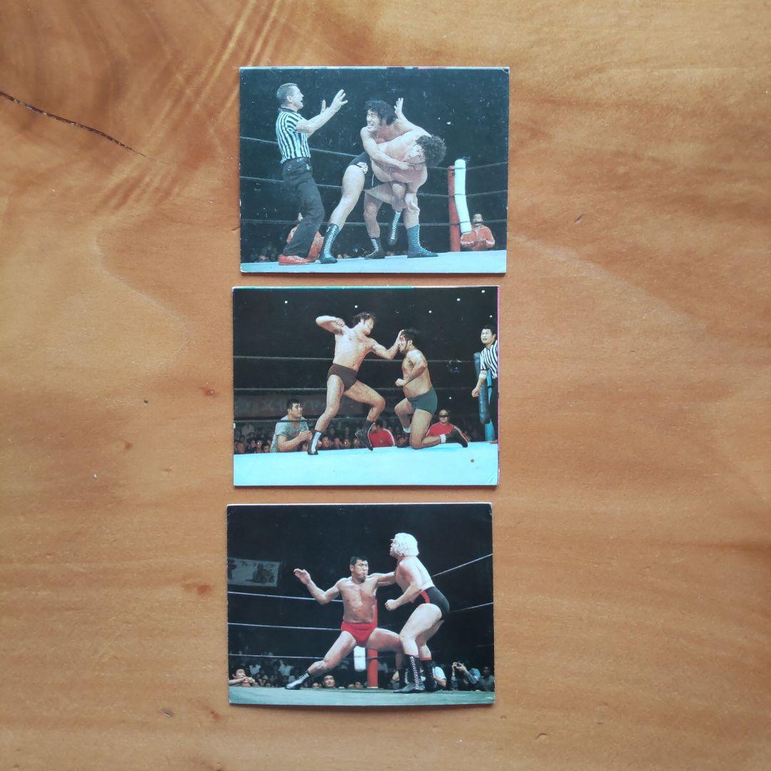 新日本プロレス∕ミニカード∕アリバム∕チケット半券∕アントニオ猪木∕昭和レトロ
