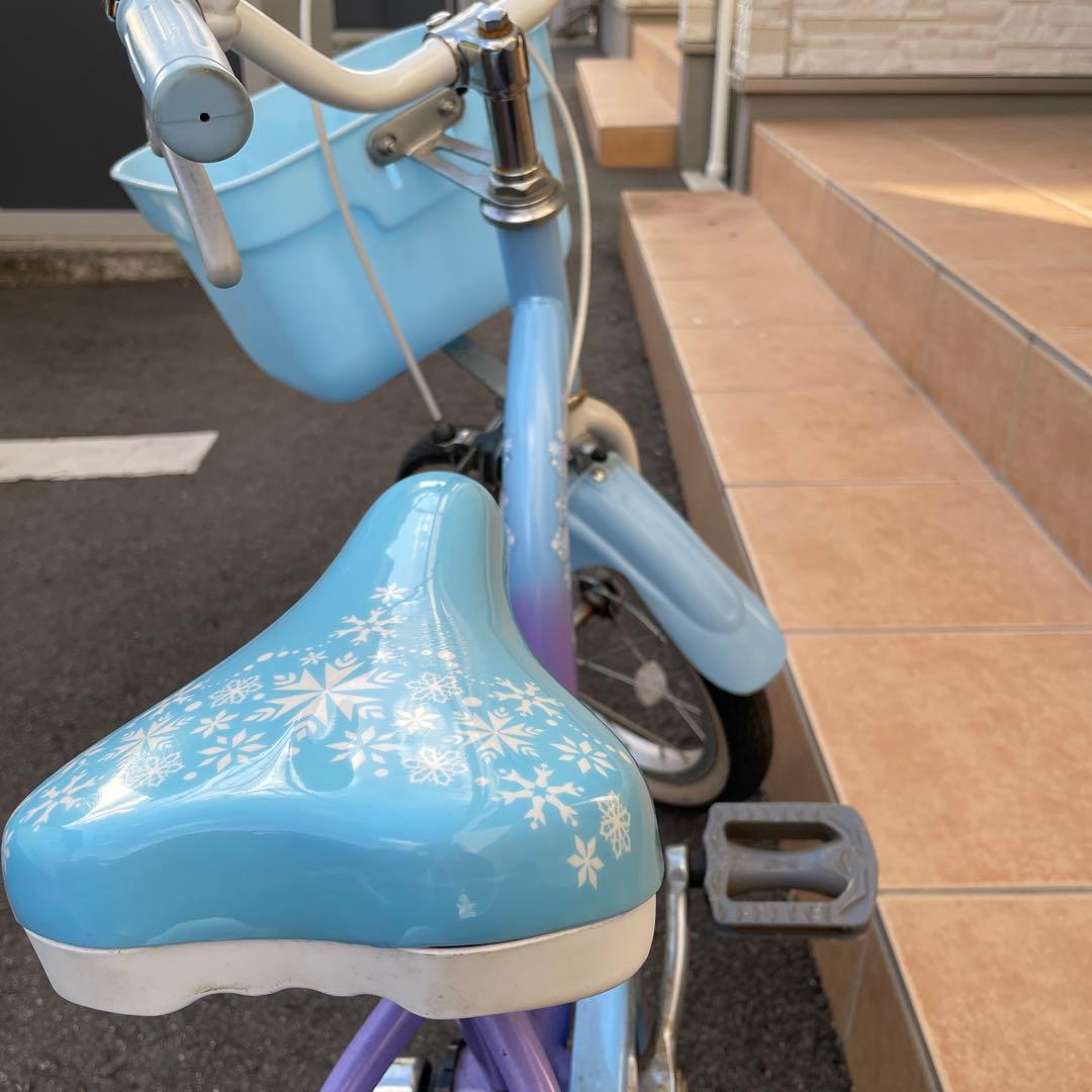 け*い様 アナと雪の女王 幼児用自転車　16インチ　サイクルハウス保管　補助輪