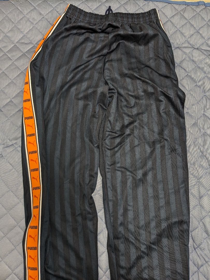 【希少 美品】プーマジャージ（プージャー）上下 XOサイズ ネイビー×イエロー