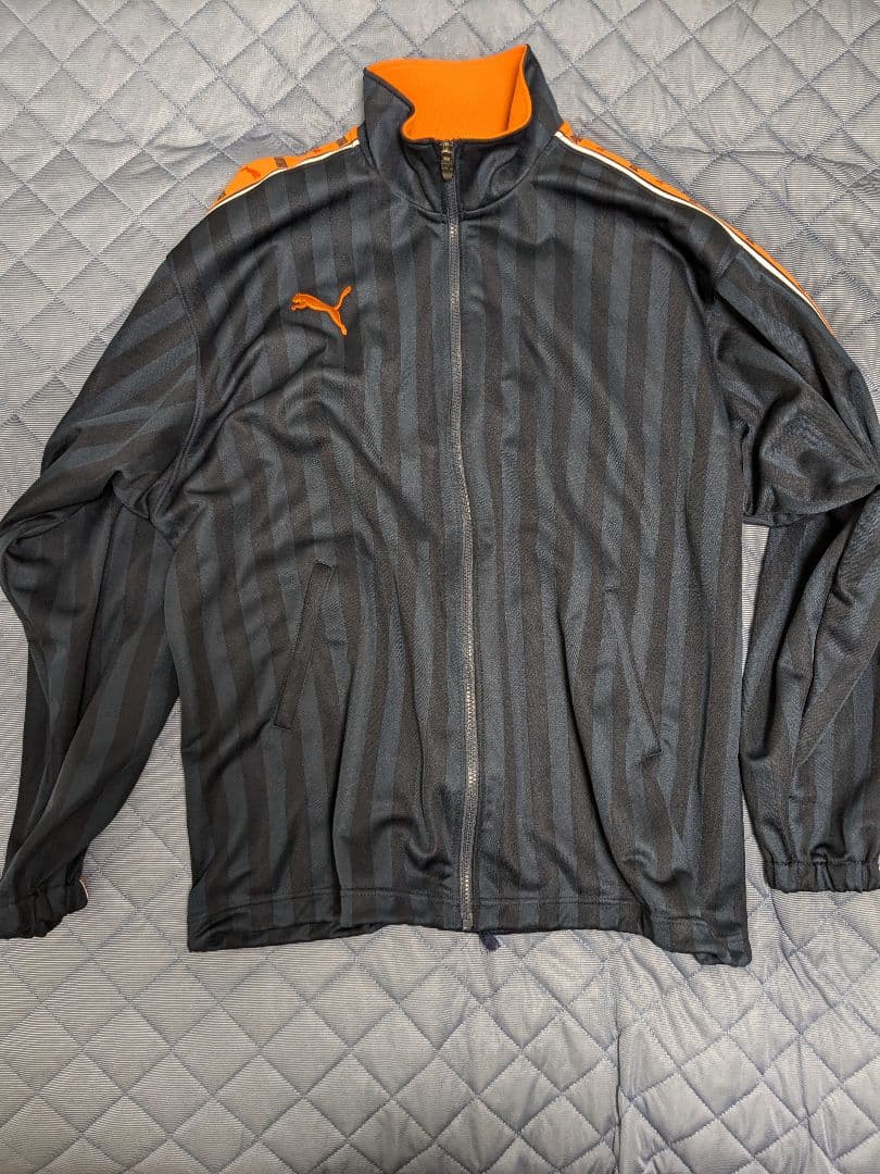 【希少 美品】プーマジャージ（プージャー）上下 XOサイズ ネイビー×イエロー