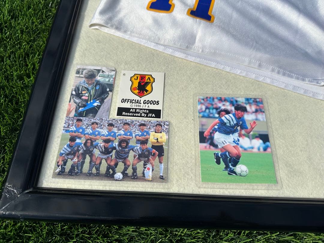 三浦知良　日本代表　サイン入り　ユニフォーム　1992 KAZU キングカズ