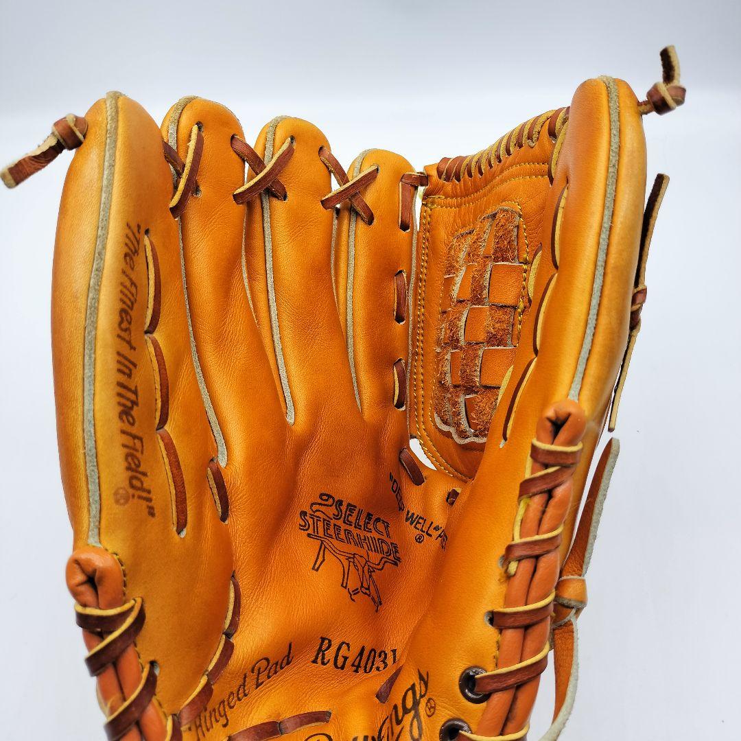 ローリングス 左投用 軟式 バスケットウェブ オールドグローブ サークルR刻印