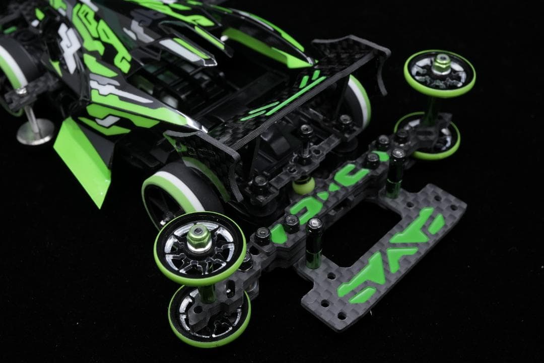 ミニ四駆　タミヤ　MSフレキカスタム　アバンテmk3 アズール サイクロン