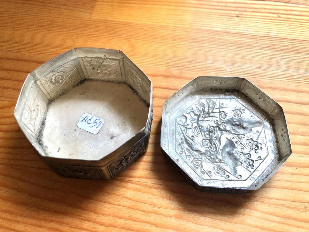 【中国・骨董】明清時代 蓋物 香合 香箱 香器 茶道具 時代物