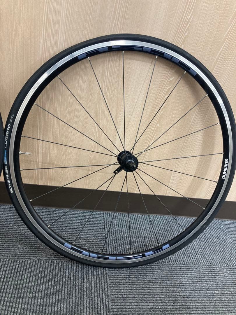 【美品】SHIMANO シマノ 前後ホイールWH-R501 シュワルベタイヤ付⭐︎
