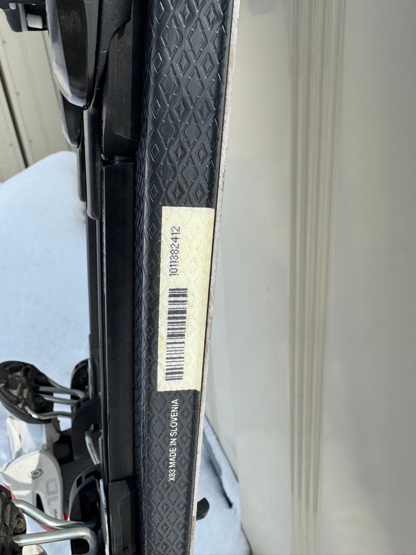 KASTLE スキー板 ビンディング付き ストック付き