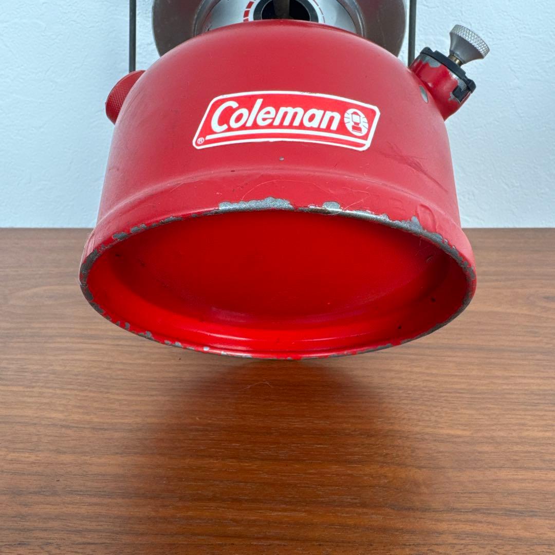 コールマン 282 ツーマントル ガソリンランタン USA製 赤 Coleman